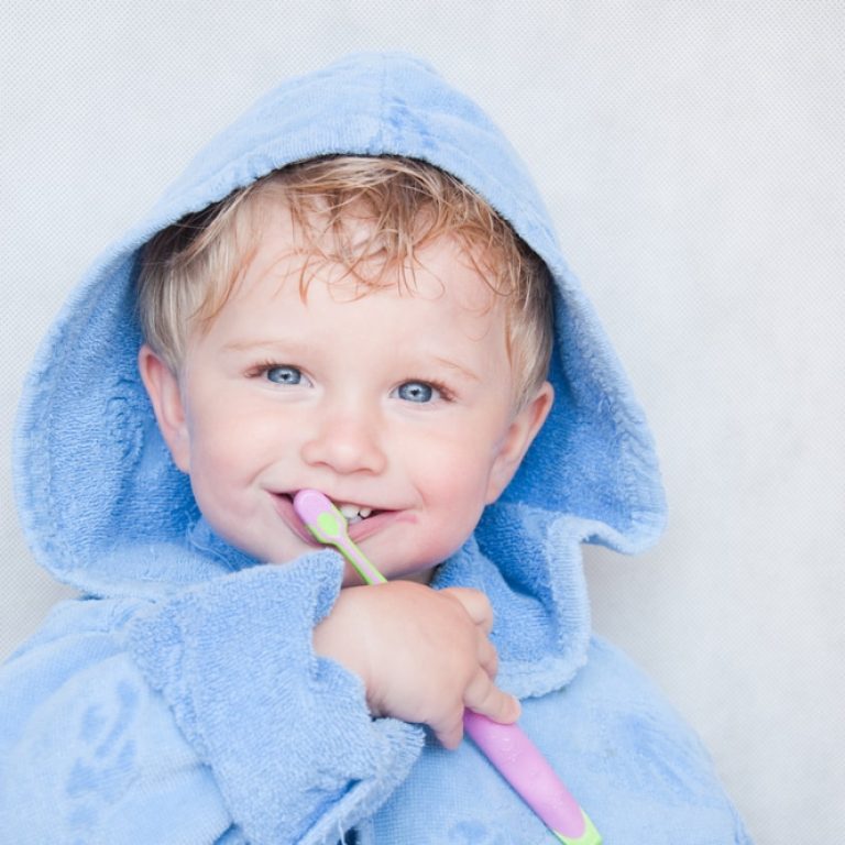Little,Baby,Boy,With,Tooth,Brush