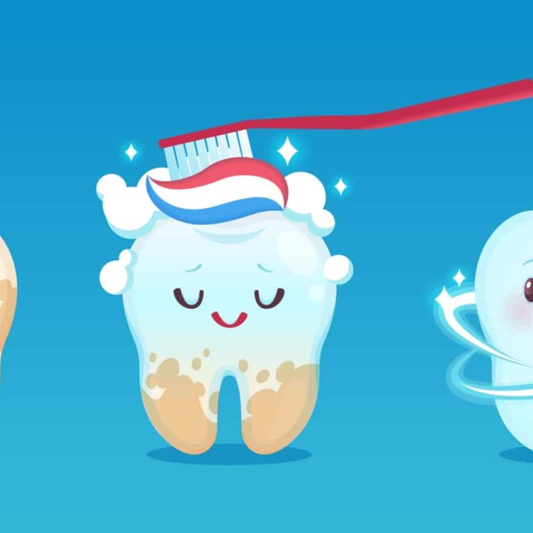Teeth,Whitening.,Tooth,Before,And,After,Cleaning,With,Toothpaste,And
