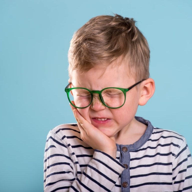 School,Child,Suffer,From,Toothache.,Funny,Boy,In,Glasses,Has
